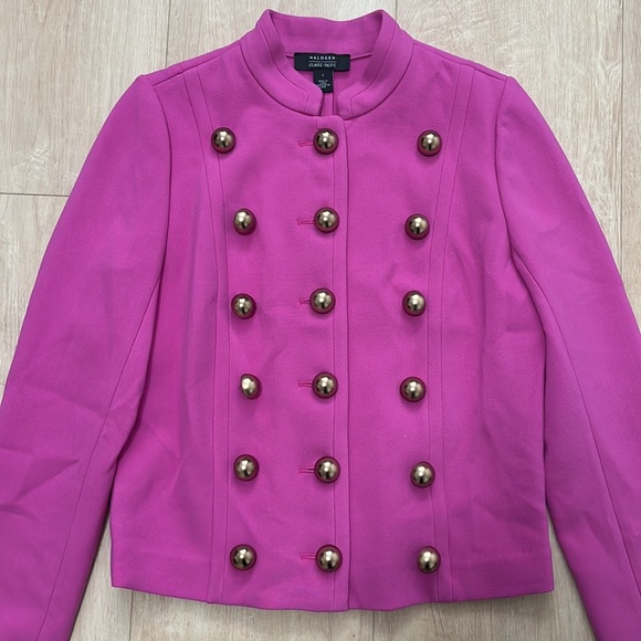 HALOGEN ATLANTIC PACIFIC PINK BLAZER, SIZE SMALL. 0260 - Picture 3 of 4
